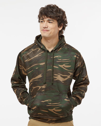 J. America Men's Polyester Tailgate Hooded Sweatshirt 8615 J. America Men's Polyester Tailgate Hooded Sweatshirt 8615