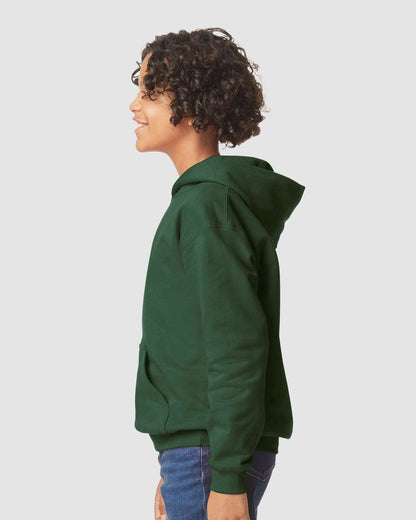 Gildan Softstyle® Youth Midweight Hooded Sweatshirt SF500B #colormdl_Forest Green