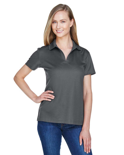 Devon & Jones Women's CrownLux Performance® Plaited Polo DG20W #colormdl_Graphite