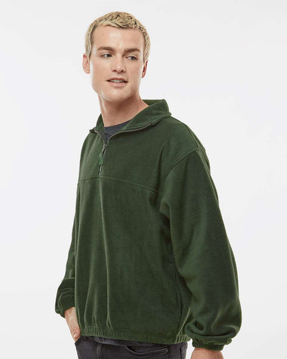 Burnside Polar Fleece Quarter-Zip Pullover 3052 #colormdl_Army