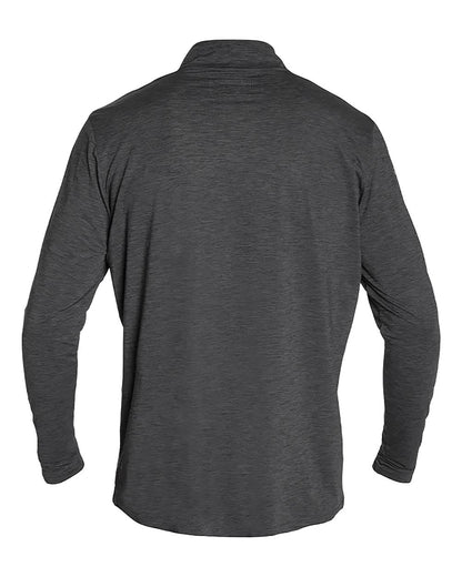 ANETIK Men's Low Pro Quarter-Zip Pullover MVQTRL9 #color_Charcoal Heathered