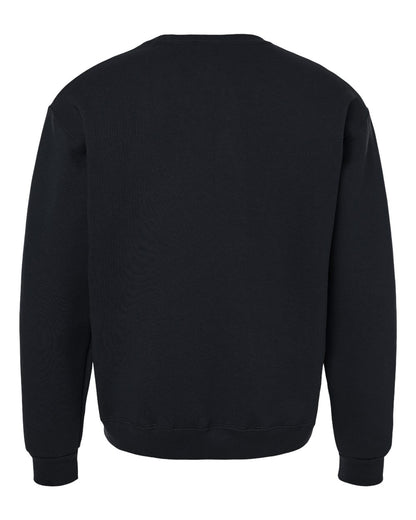 JERZEES Unisex Rugged Crewneck Sweatshirt C12MR #color_Black Ink