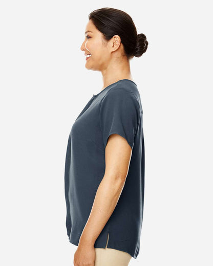 Devon & Jones Women's Perfect Fit™ Crepe Blouse DP612W #colormdl_Navy