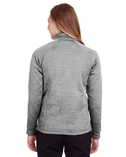 North End Women's Flux 2.0 Full-Zip Jacket NE712W #colormdl_Light Heather/ Carbon