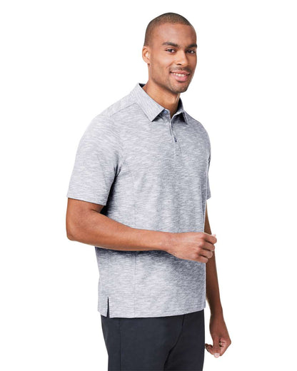 North End Men's Eclipse Jacquard Polo NE115 #colormdl_Platinum Heather