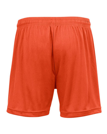 Badger Women's B-Core 5" Inseam Shorts 4116 #color_Burnt Orange