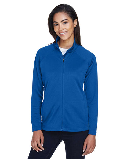 Devon & Jones Women's Stretch Tech-Shell® Compass Full-Zip Jacket DG420W #colormdl_True Royal