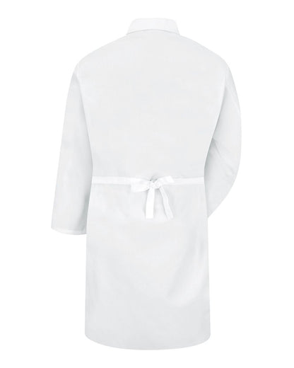 Red Kap Men's 100% Poly Butcher Wrap WS50 #color_White