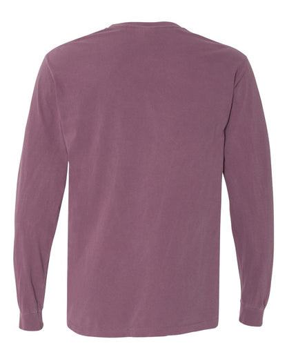 Comfort Colors Unisex Garment-Dyed Heavyweight Long Sleeve T-Shirt 6014 #color_Berry