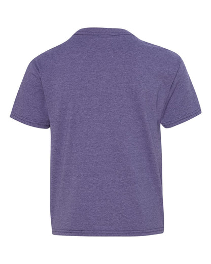 Fruit of the Loom HD Cotton Youth Short Sleeve T-Shirt 3930BR #color_Retro Heather Purple