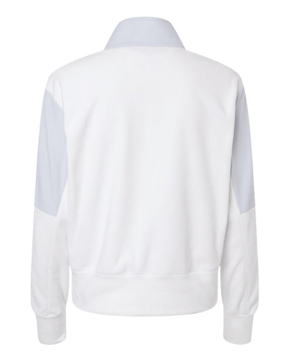 Adidas Women's Fleece Quarter-Zip Pullover A601 #color_Halo Blue