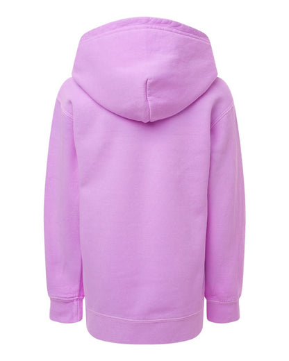 Comfort Colors Youth Garment-Dyed Lightweight Fleece Hooded Sweatshirt 1467Y #color_Neon Violet