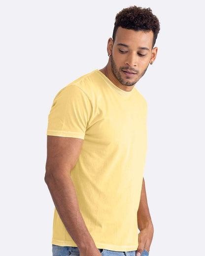 Next Level Soft Wash T-Shirt 3600SW #colormdl_Washed Banana Cream