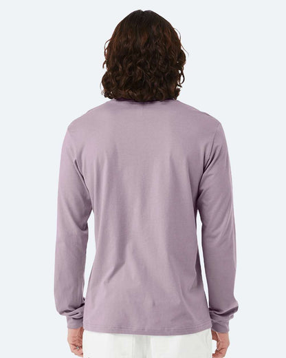 BELLA + CANVAS Jersey Long Sleeve Tee 3501 #colormdl_Light Violet