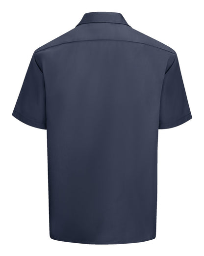 Dickies Men's Tall Short Sleeve Work Shirt 2574T #color_Dark Navy