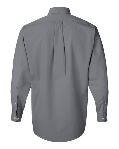 Van Heusen Men's Silky Poplin Shirt 13V0113 #color_Slate