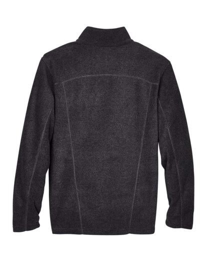 North End Men's Voyage Fleece Jacket 88172 #color_Heather Charcoal