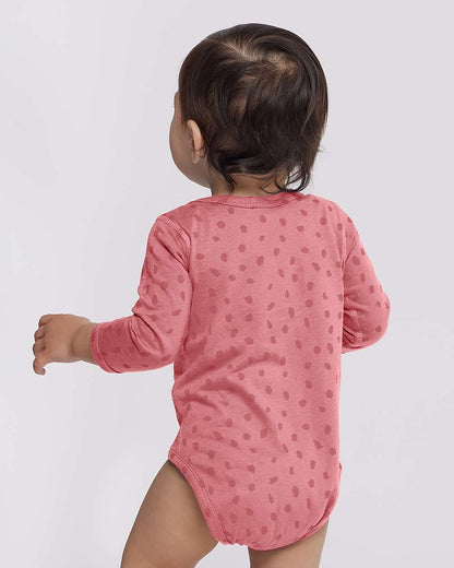 Rabbit Skins Infant Fine Jersey Long Sleeve Bodysuit 4421 #colormdl_Mauvelous Spot