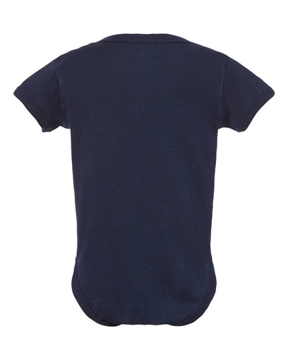 Rabbit Skins Infant Baby Rib Bodysuit 4400 #color_Navy