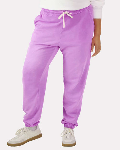 Comfort Colors Garment-Dyed Lightweight Fleece Sweatpants 1469 #colormdl_Neon Violet