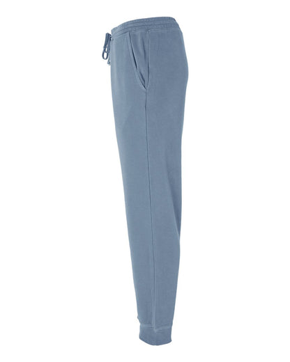 Independent Trading Co. Unisex Pigment-Dyed Fleece Sweatpants PRM50PTPD #color_Pigment Slate Blue