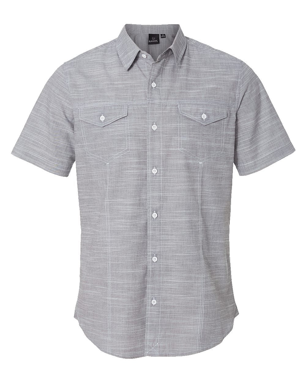 Burnside Textured Solid Short Sleeve Shirt 9247