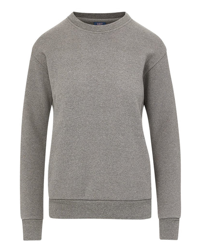 MV Sport Women's Raelynn Cloud Fleece Crewneck Sweatshirt W23140 #color_Graphite