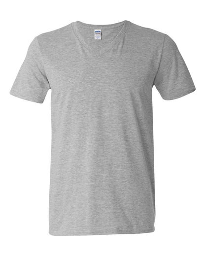 Gildan Softstyle® V-Neck T-Shirt 64V00 #color_Sport Grey