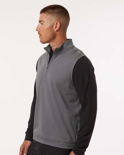 Adidas Men's Club Quarter-Zip Vest A599 #colormdl_Grey Three