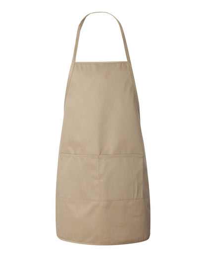 Liberty Bags Long Butcher Block Apron 5505 #color_Tan