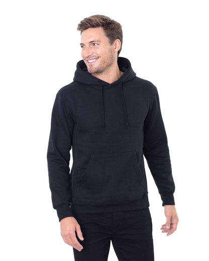 Threadfast Apparel Unisex Epic Fleece Pullover Hooded Sweatshirt T2000 #colormdl_Black
