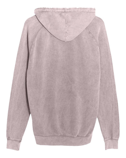 Lane Seven Unisex Vintage Raglan Hooded Sweatshirt LST004 #color_Vintage Zinc