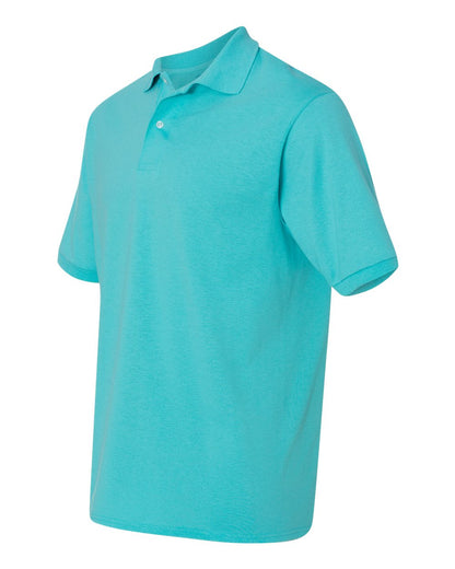 JERZEES Men's SpotShield® 50/50 Polo 437MSR #color_Scuba Blue