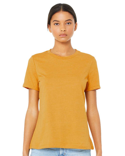 BELLA + CANVAS Women’s Relaxed Jersey Tee 6400 #colormdl_Mustard