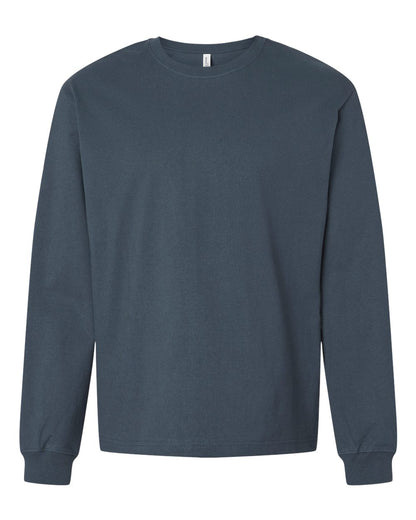 BELLA + CANVAS Unisex 7.5 oz Heavyweight Long Sleeve Tee 4651 #color_Vintage Navy