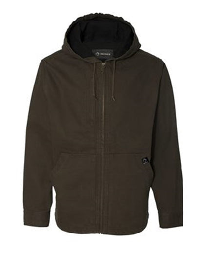 DRI DUCK Laredo Boulder Cloth™ Canvas Jacket with Thermal Lining Tall Sizes 5090T #color_Tobacco