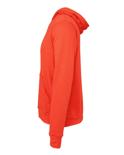 BELLA + CANVAS Sponge Fleece Hoodie 3719 #color_Poppy