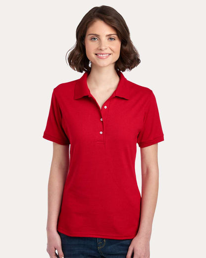 JERZEES Women's Dri-Power® Polo 437F #colormdl_True Red