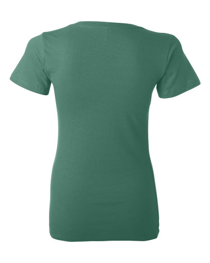 BELLA + CANVAS Women’s Jersey Deep V-Neck Tee 6035 #color_Kelly