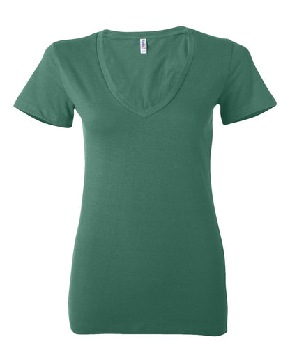 BELLA + CANVAS Women’s Jersey Deep V-Neck Tee 6035 #color_Kelly
