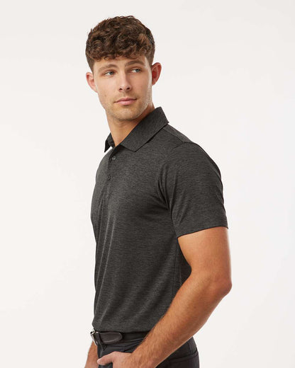 AllPro Men's Pro-Lock Performance Mélange Polo 4HM00 #colormdl_Black Melange