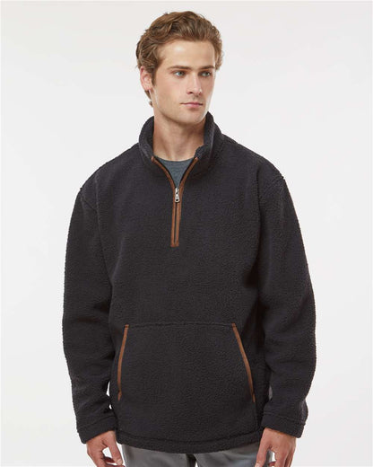 Boxercraft Everest Quarter-Zip Fleece Pullover BM8510 #colormdl_Black