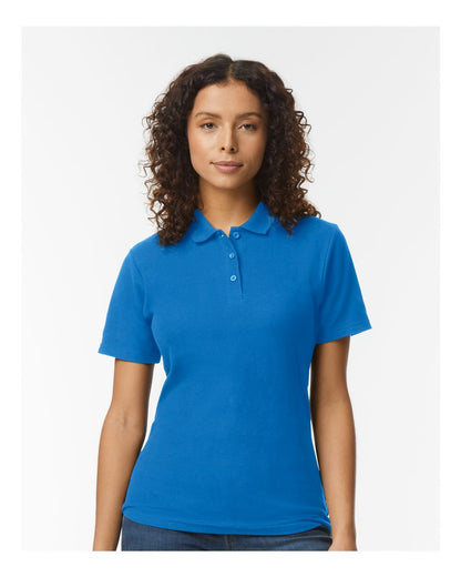 Gildan Women's Softstyle® Pique Polo 64800L #colormdl_Royal