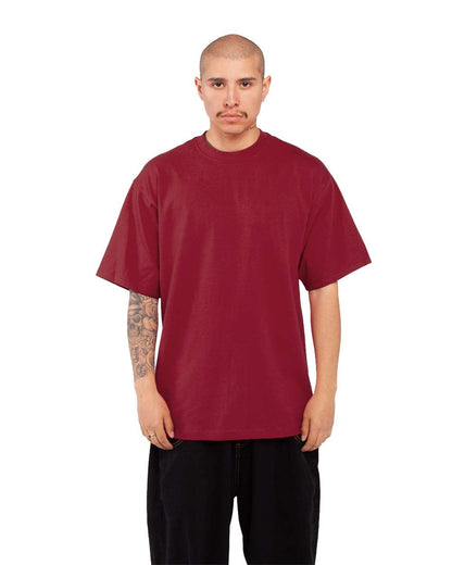 Shaka Wear Unisex Max Heavyweight T-Shirt SHMHSS #colormdl_Cardinal