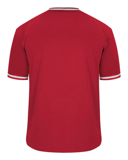 Alleson Athletic Youth Vintage Jersey 2974 #color_Red/ Red/ White