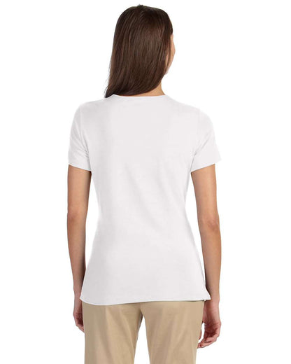 Devon & Jones Women's Perfect Fit™ Shell T-Shirt DP182W #colormdl_White