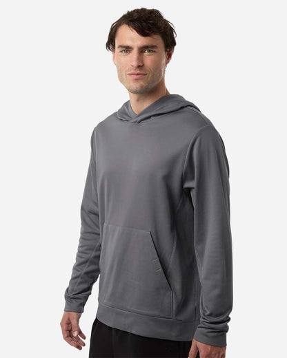 Team 365 Unisex Squad Hooded Tech Fleece Pullover TT400 #colormdl_Sport Graphite