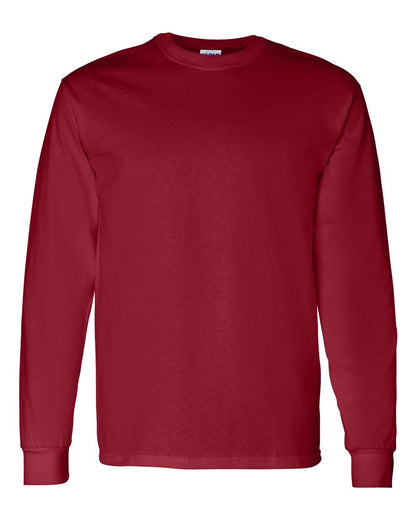 Gildan Unisex Heavy Cotton™ Long Sleeve T-Shirt 5400 #color_Garnet