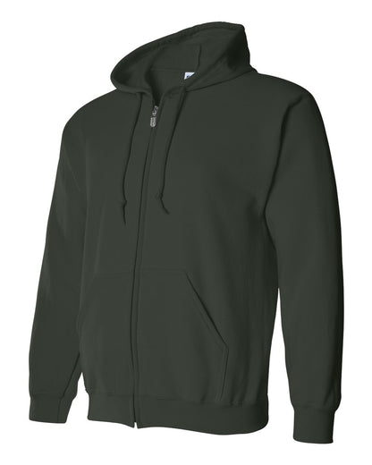 Gildan Unisex Heavy Blend™ Full-Zip Hooded Sweatshirt 18600 #color_Forest