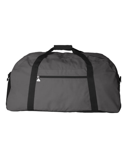 Augusta Sportswear Large Ripstop Duffel Bag 1703 #color_Graphite/ Black